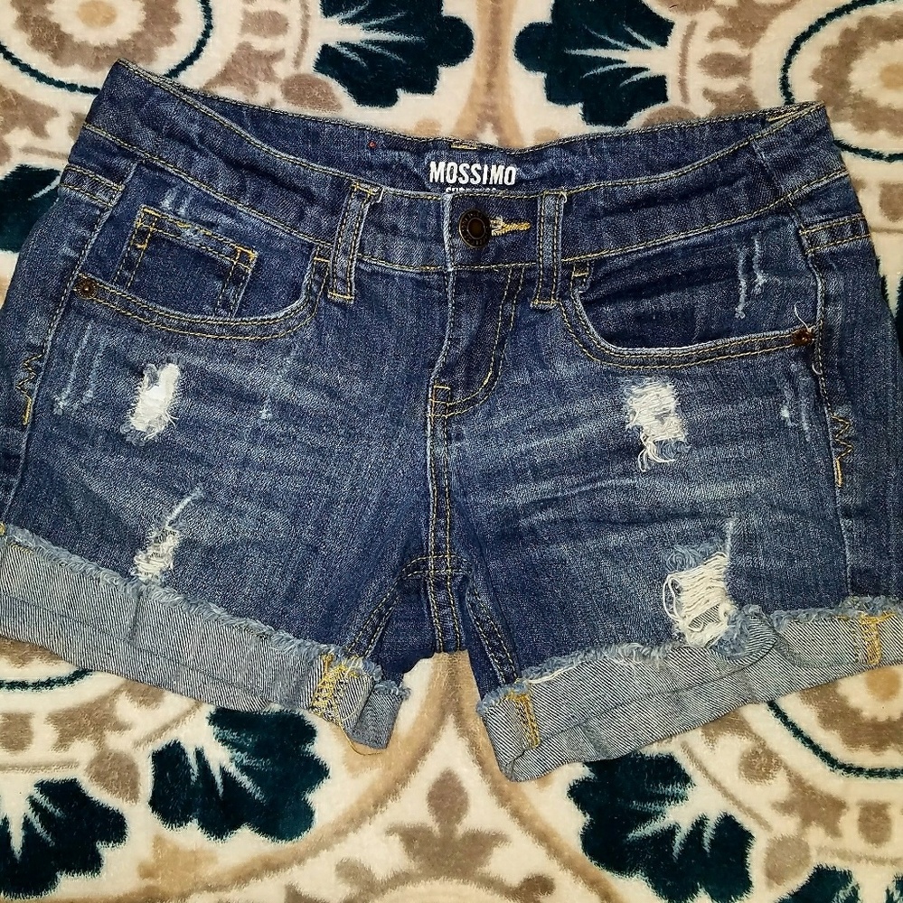 Denim Low-Rise Short